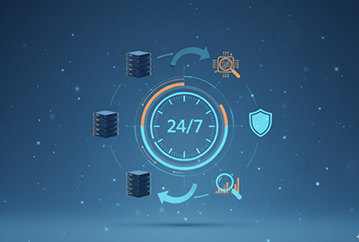 24/7 المراقبة والدعم لتقنية المعلومات على مدار الساعة 
